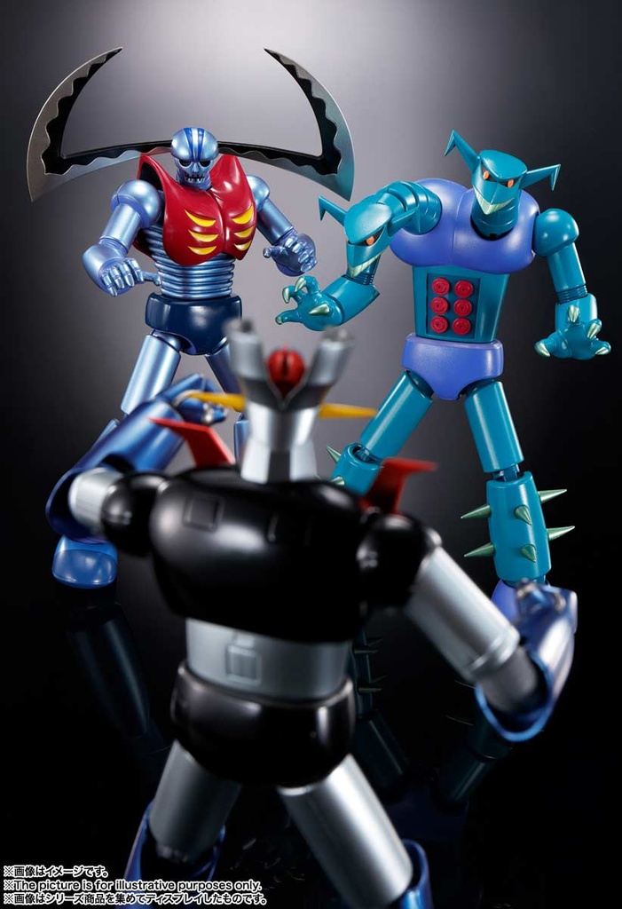 (PO) Soul of Chogokin Mazinger Z Mechanical Beasts 2 Set GX-25R Garada K7 & GX-26R Doublas M2 Image_14