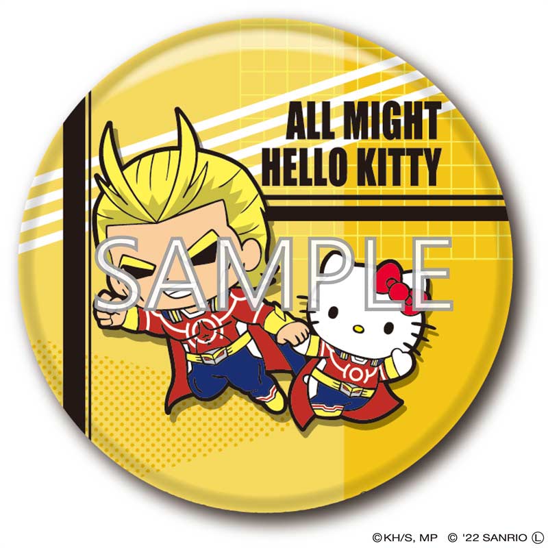 (PO) My Hero Academia x Sanrio Characters Trading Can Badge B Pro Hero & Villains [BOX] Image_2