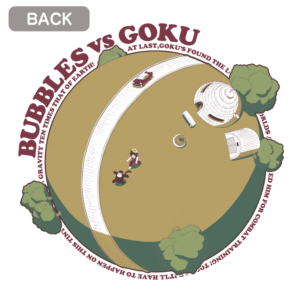 (PO) Dragonball Z Planet Kaioh T-shirt Vanilla (L) Image_4