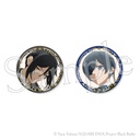 (PO) Black Butler Public School Arc Gilding Can Badge Set 1 Sebastian Michaelis & Ciel Phantomhive Image_1