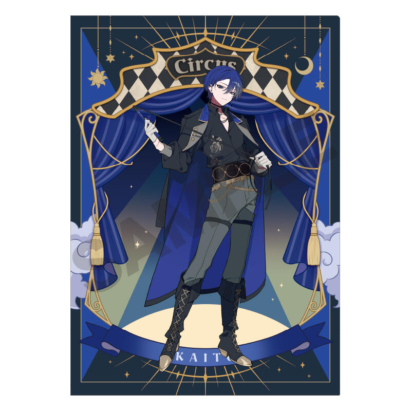 (PO) Hatsune Miku Single Clear File KAITO Black Circus Image_1