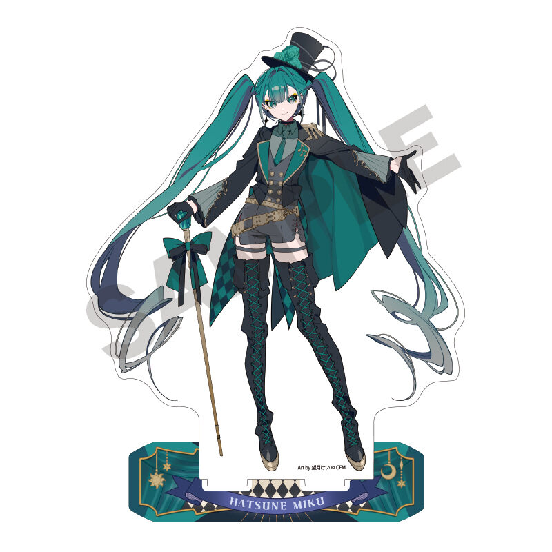(PO) Hatsune Miku Acrylic Stand Hatsune Miku Black Circus Image_1