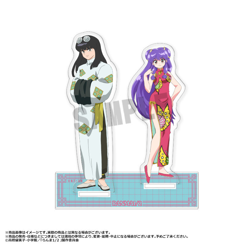 (PO) Ranma 1/2 Pair Acrylic Stand C Shampoo & Mousse Image_1