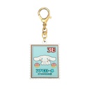 (PO) Sanrio Characters Retro Stamp Rubber Key Chain Cinnamoroll 8203-121 Image_1