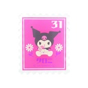 (PO) Sanrio Characters Retro Stamp Acrylic Badge Kuromi 8203-119 Image_1