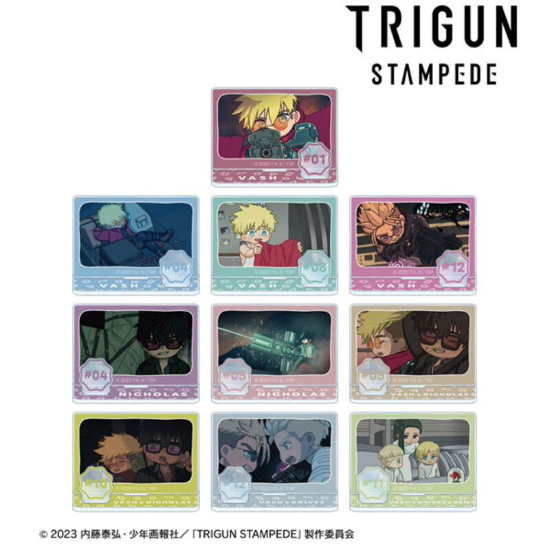 (PO) Trigun Stampede Trading Yuru Koma Acrylic Stand with Parts [BOX] Image_1