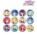 (PO) Aikatsu! 10th Story -Starway to the Future- Original Illustration Casual Rock Ver. Trading Can Badge [BOX] Image_1