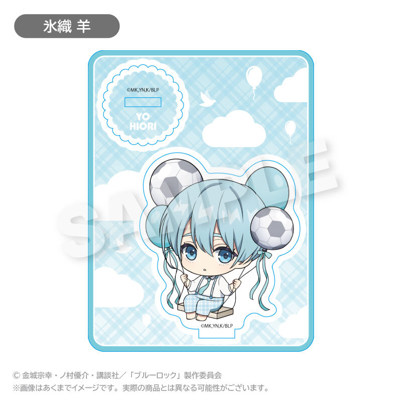 (PO) Blue Lock Mini Character Acrylic Mascot Balunko Ver. Hiori Yo Image_1