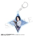 (PO) NARUTO -Shippuden- Shuriken Type Acrylic Key Chain B Uchiha Sasuke Image_1