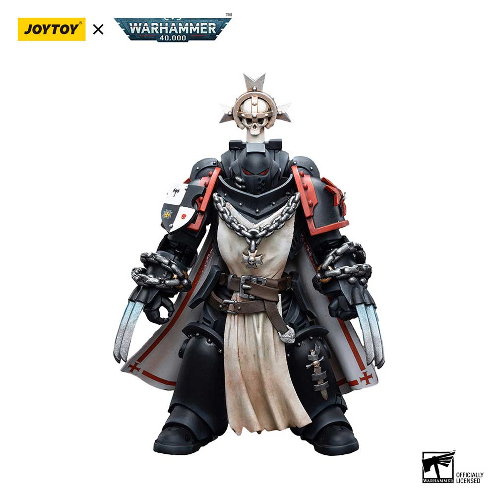 Joytoy Warhammer 40k - Black Templars Primaris Sword Brethren Alberic (JT3822) Image_1