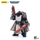 Joytoy Warhammer 40k - Black Templars Primaris Sword Brethren Harmund (JT3846) Image_1