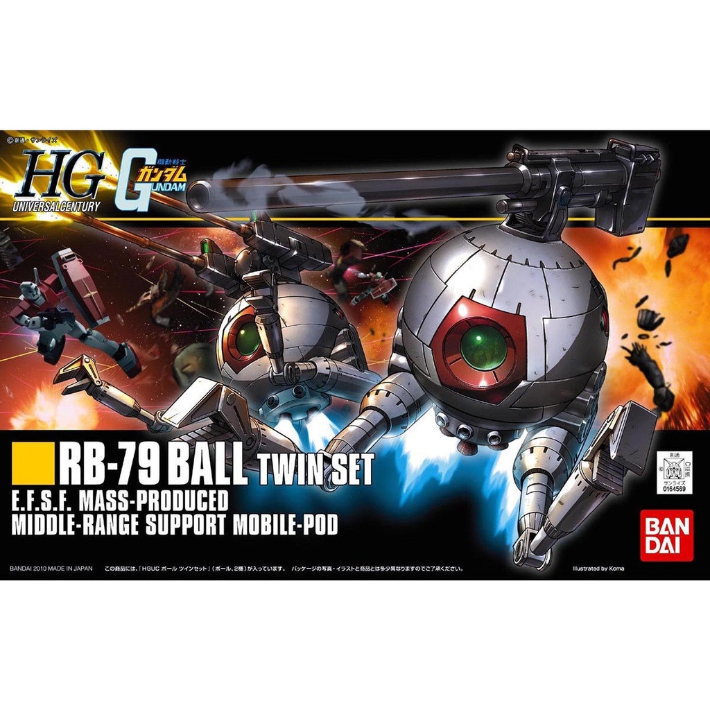 HGUC Gundam - RB-79 Ball Twin set Image_1