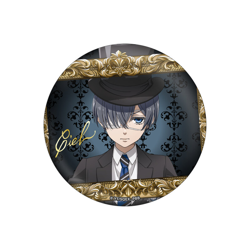 (PO) Black Butler Emerald Witch Arc Jewelry Tin Badge Ciel Phantomhive Image_1