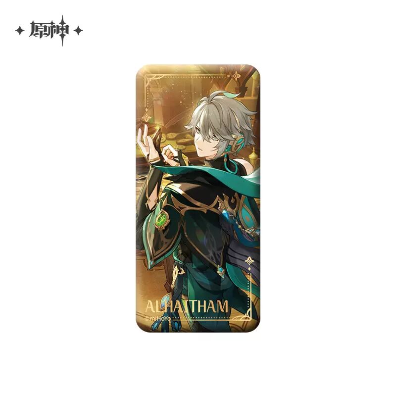 Genshin Impact Theme Series Square-shaped Can Badge - Alhaitham Image_1