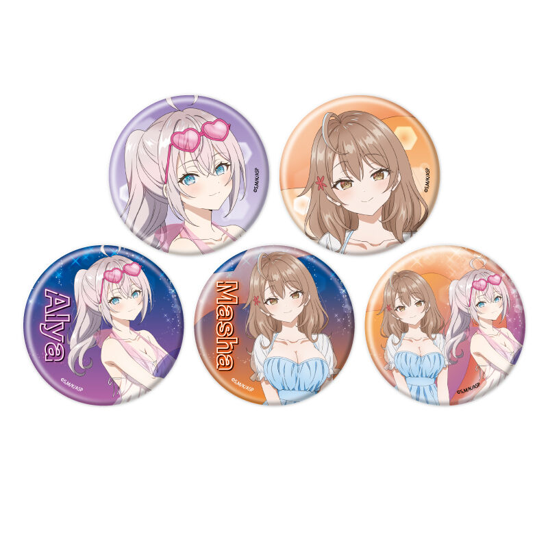(PO) Can Badge Alya Sometimes Hides Her Feelings in Russian 01 Night Pool Ver. (Original Illustration) [BOX] Image_1