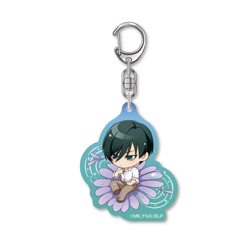 (PO) Blue Lock Petite Fleur Acrylic Key Chain Itoshi Rin Image_1