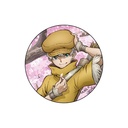 (PO) Dr. Stone Trading Original Illustration Can Badge - Saionji Ukyo (Cherry Blossom) Image_1