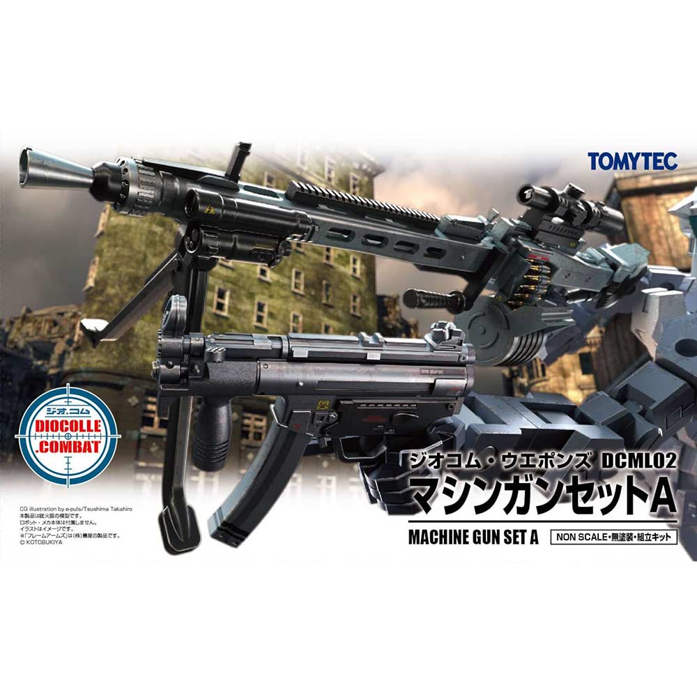 (PO) Diocolle Combat Weapons DCML02 Machine Gun Set A Image_1