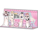 (PO) Rent-A-Girlfriend Original Illustration Acrylic Diorama Swimwear Maid Ver. Image_1