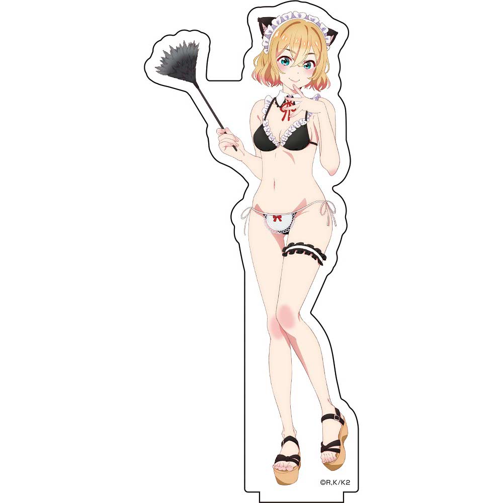 (PO) Rent-A-Girlfriend Original Illustration Acrylic Stand Swimwear Maid Ver. 2 Nanami Mami Image_1