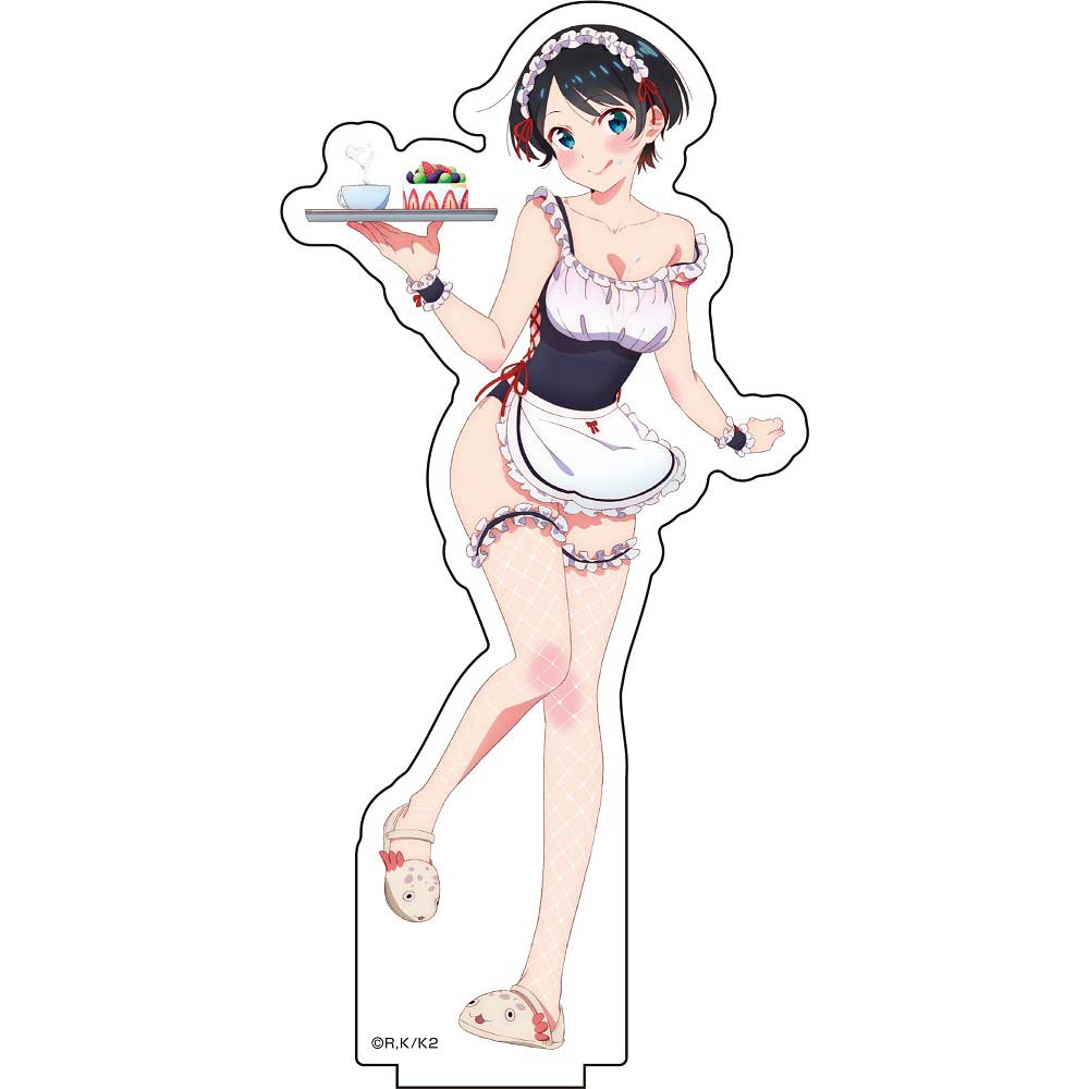 (PO) Rent-A-Girlfriend Original Illustration Acrylic Stand Swimwear Maid Ver. 3 Sarashina Ruka Image_1