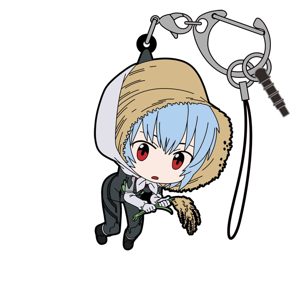 (PO) Evangelion Tsumamare Keychain Ayanami Rei Look-alike Ver. Image_1