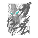 (PO) Mobile Suit Gundam: Hathaway Flash Gundam Dato!? T-Shirt White (M) Image_2