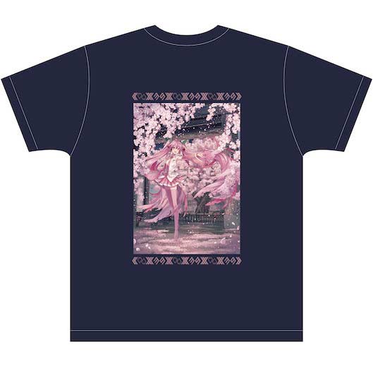 (PO) Hirosaki Sakura Festival 2022 x Sakura Miku Kogin.net Collab Tsugaru Kogin Embroidery T-Shirt (Indigo X White) (L) Image_2
