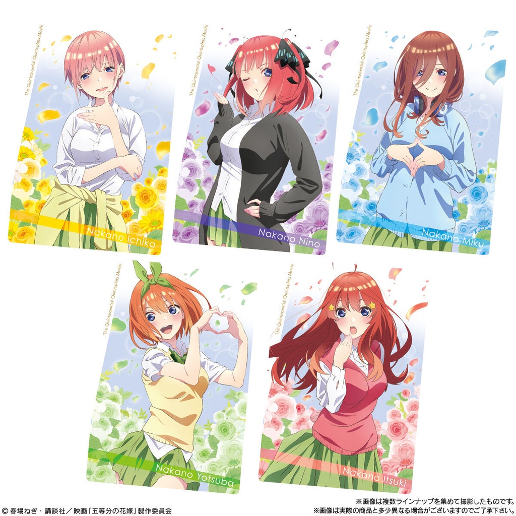 (PO) The Quintessential Quintuplets The Movie Wafer Card [BOX] Image_5