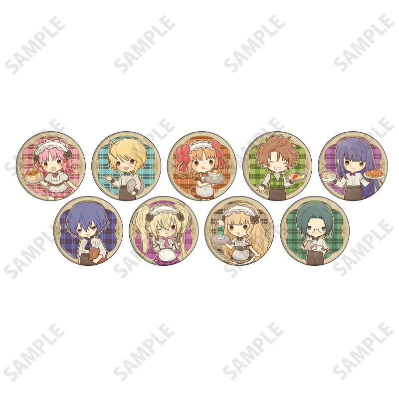 (PO) Can Badge Shugo Chara! 24 Retro Cafe Ver. (Retro Art Illustration) [BOX] Image_1