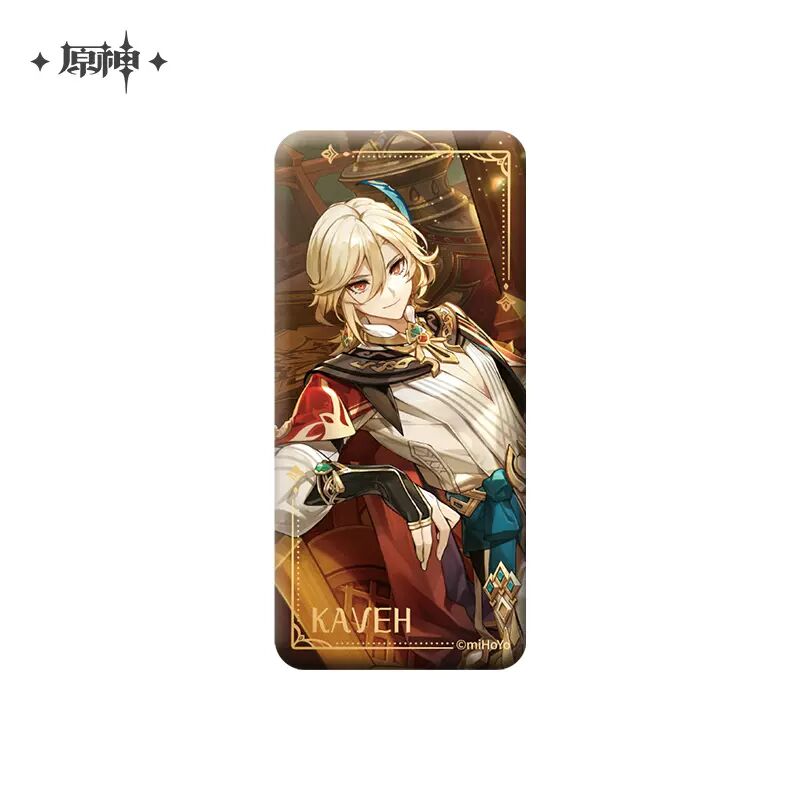 Genshin Impact Theme Series Square-shaped Can Badge - Kaveh Image_1