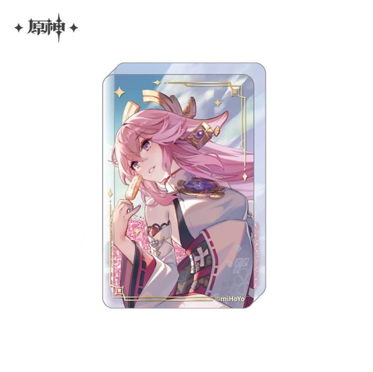 Genshin Impact Anecdote Series Glitter Acrylic Block - Yae Miko Image_1