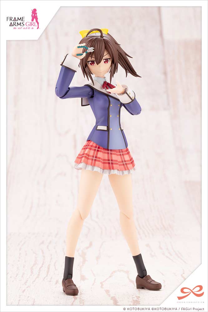 (PO) Sousai Shojo Teien x Frame Arms Girl - Gennai Ao Wakaba Girls' High School Winter Clothes Image_5