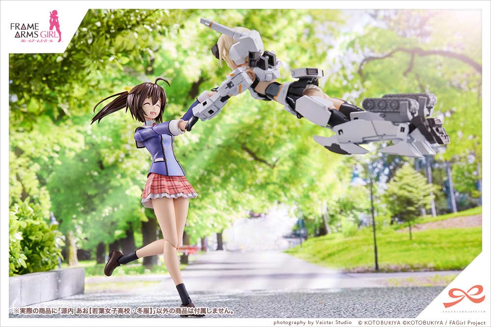 (PO) Sousai Shojo Teien x Frame Arms Girl - Gennai Ao Wakaba Girls' High School Winter Clothes Image_22