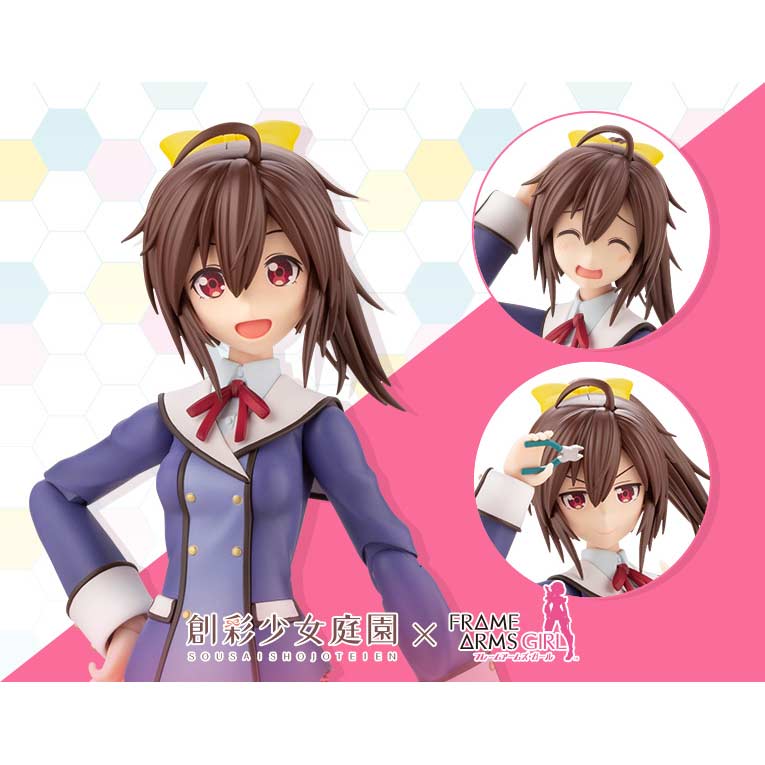 (PO) Sousai Shojo Teien x Frame Arms Girl - Gennai Ao Wakaba Girls' High School Winter Clothes Image_23