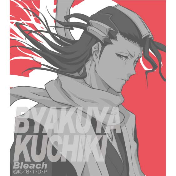 (PO) Bleach my Sword, My Soul Mini Shikishi Kuchiki Byakuya (Red) Image_1