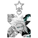 (PO) Bleach my Sword, My Soul Acrylic Key Chain Toshiro Hitsugaya (Monochrome) Image_1