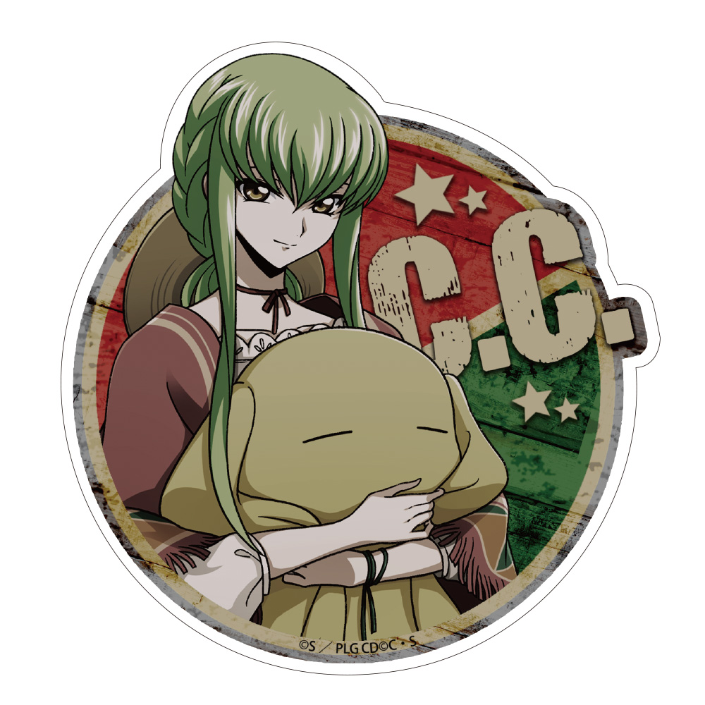 (PO) Code Geass Lelouch of the Re;surrection [Illustrated] Waterproof Sticker C.C. Image_1