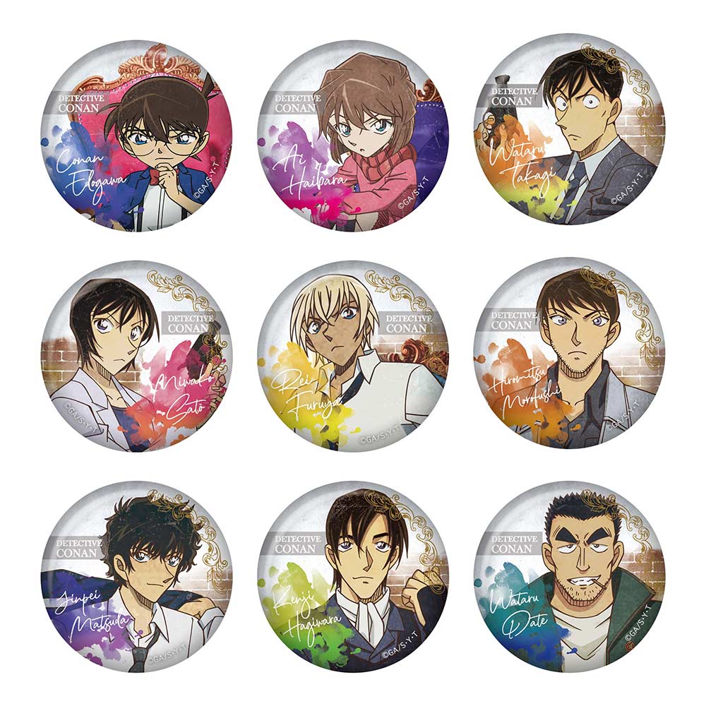 (PO) Detective Conan Vintage Series Can Badge Vol. 5 [BOX] Image_1