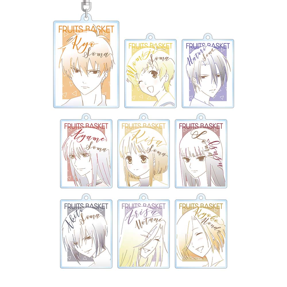 (PO) Fruits Basket Trading Lette-graph Acrylic Key Chain Ver. B [BOX] Image_2