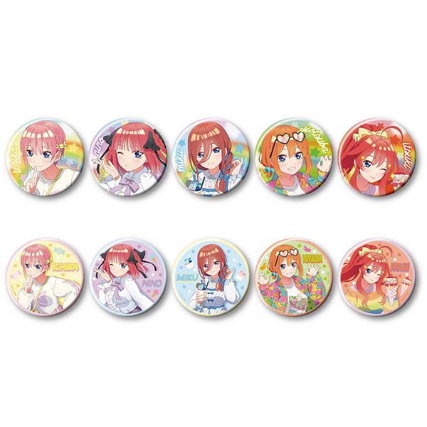 (PO) The Quintessential Quintuplets Movie Can Badge Collection (Pastel Desserts) [BOX] Image_2