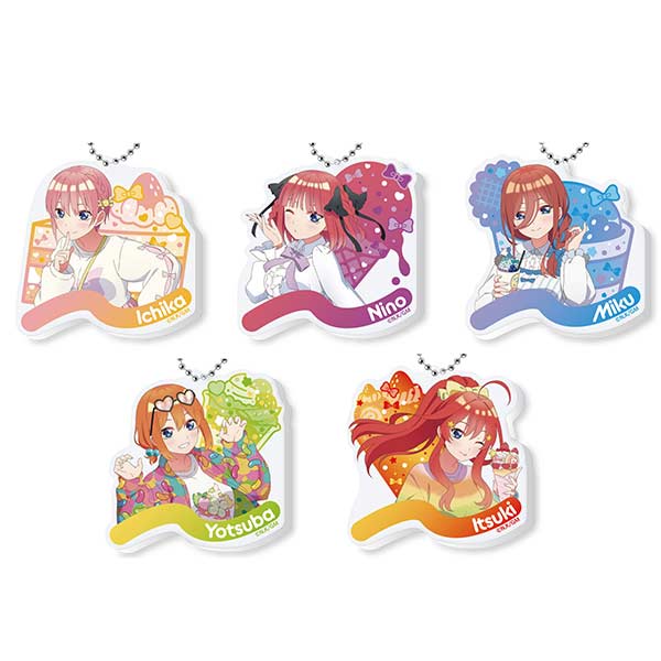 (PO) The Quintessential Quintuplets Movie Acrylic Keychain Collection (Pastel Desserts) [BOX] Image_2