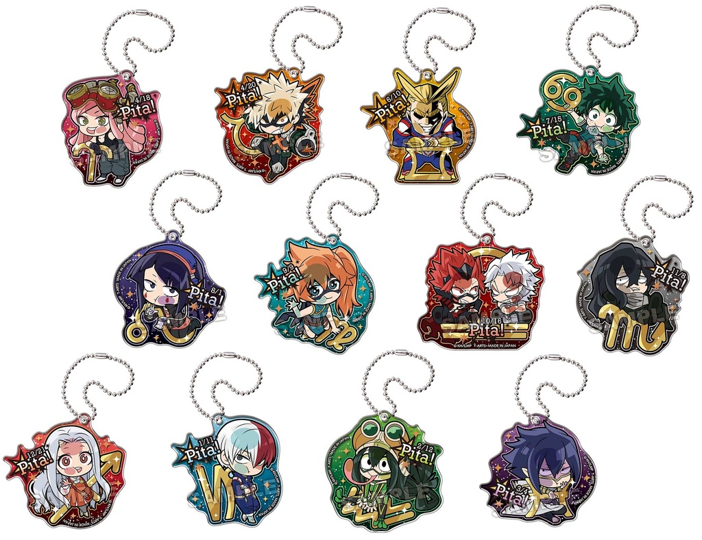(PO) Pita! Defome My Hero Academia 12 Constellation Acrylic Key Chain (Re-issue) [BOX] Image_2