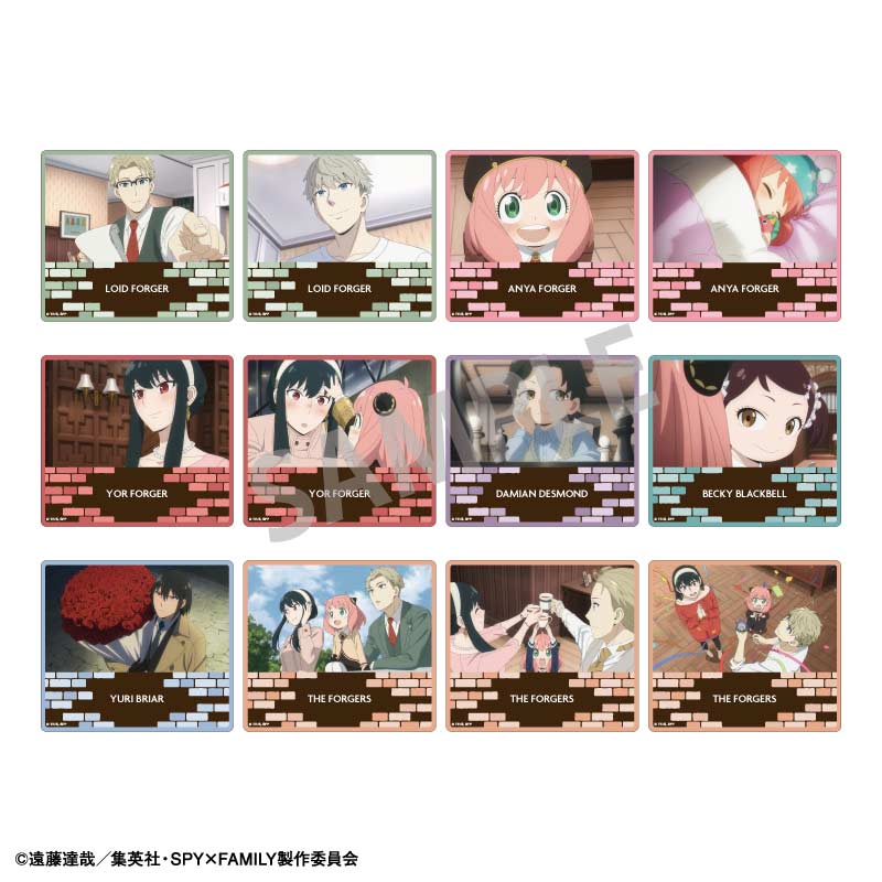 (PO) SPY x FAMILY Trading Square Clear Card [BOX] Image_1