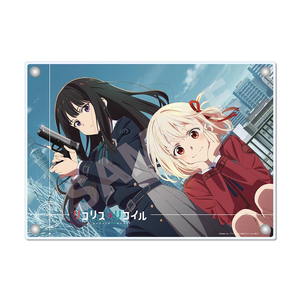 (PO) Lycoris Recoil Acrylic Board 01 Chisato & Takina Image_1