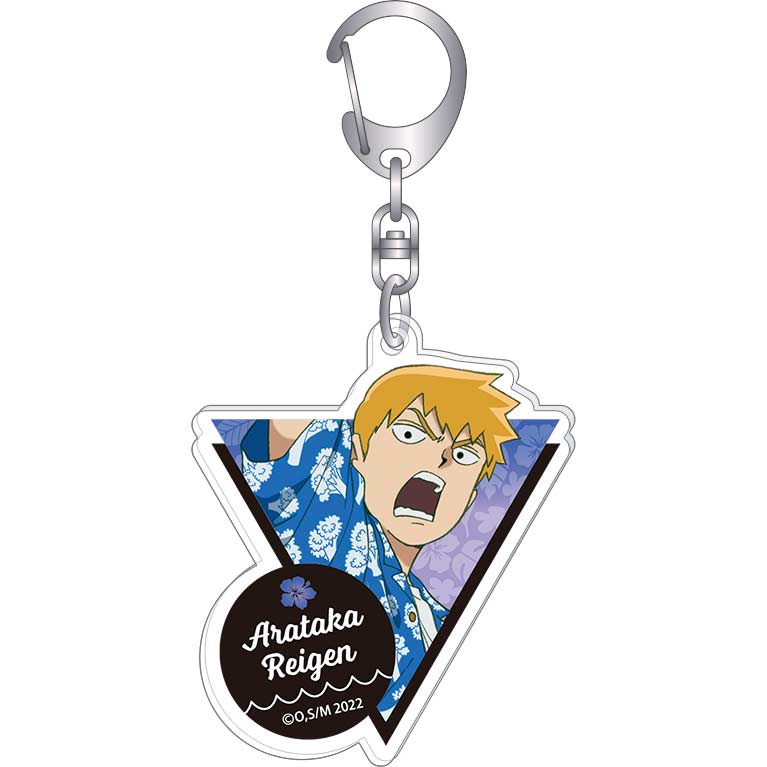 (PO) Mob Psycho 100 III Acrylic Keychain Reigen Arataka Aloha Ver. Image_1