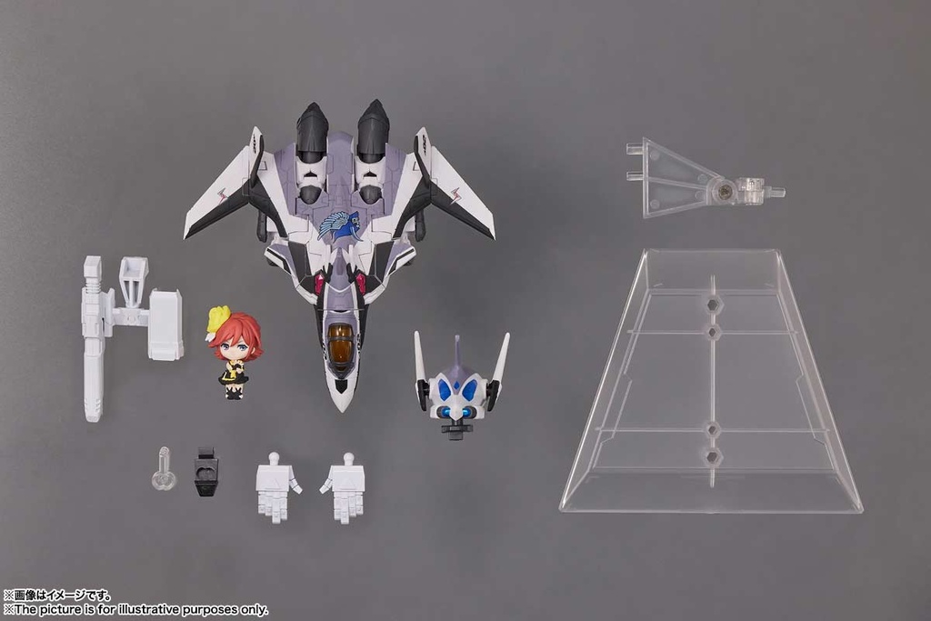 (PO) TINY SESSION Macross Delta VF-31J Siegfried (Messer Ihlefeld Fighter) with Kaname Buccaneer Image_12