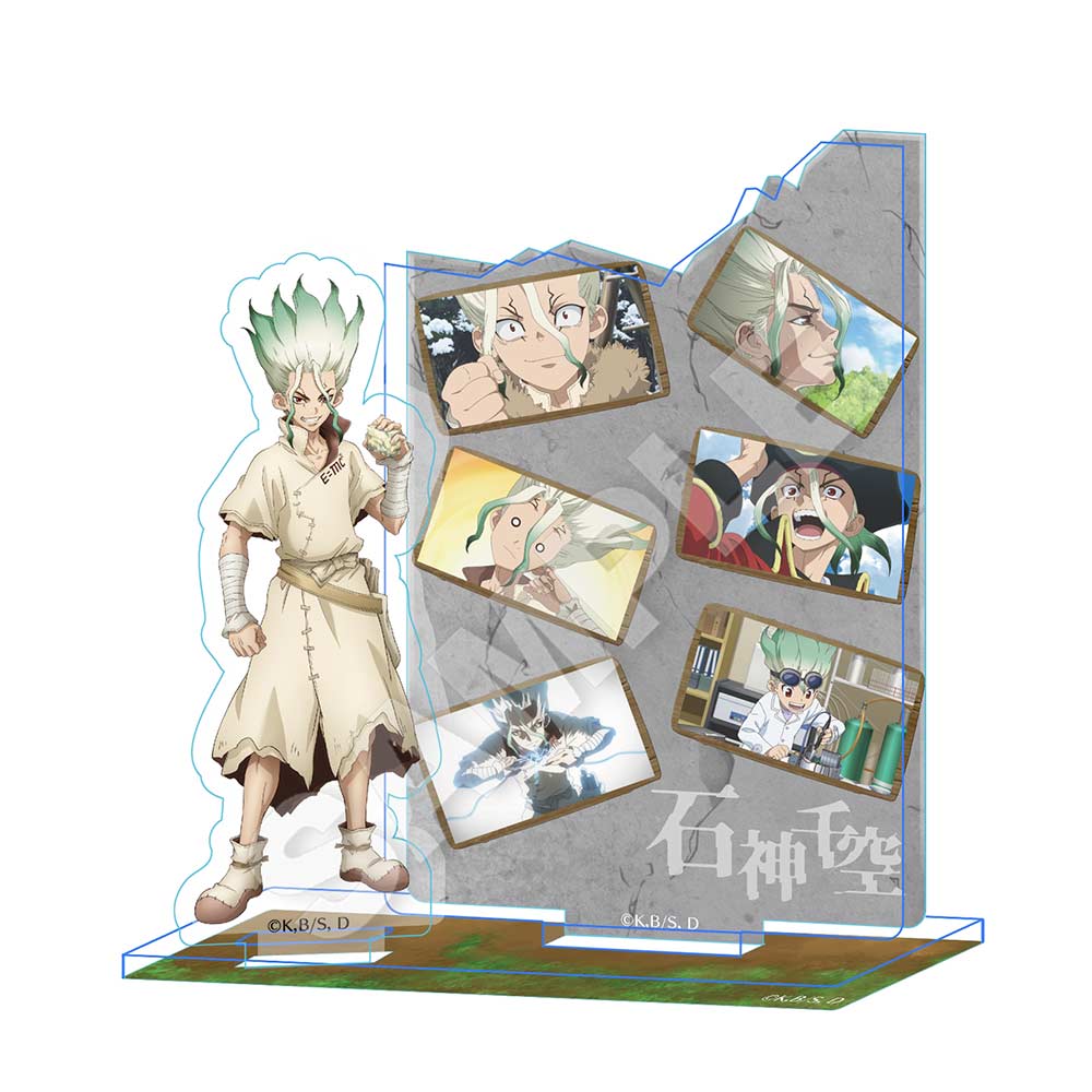 (PO) Dr. Stone Acrylic Mascot with Scenes - Ishigami Senku Image_2