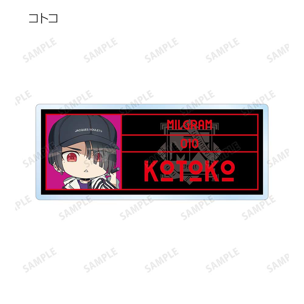 (PO) Milgram Trading Official Chibi Chara Season 2 Ver. Acrylic Name Plate [BOX] Image_13