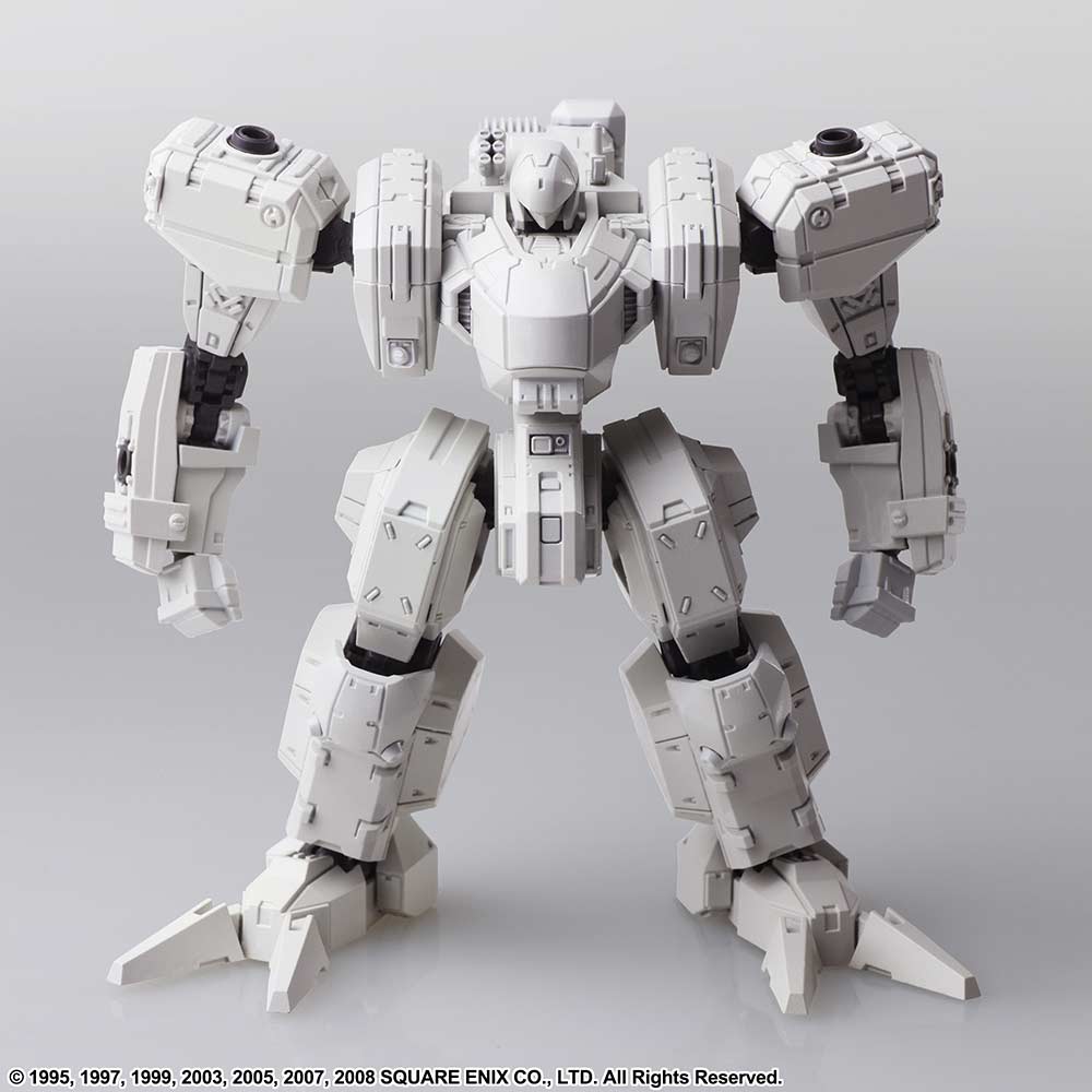 (PO) Front Mission Structure Arts 1/72 Scale Plastic Model Kit Series Zenith DV White 4 Set Image_2